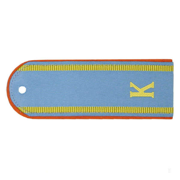 Погоны голуб. (оранж. кант) курсант. «К»(МЧС руб.)