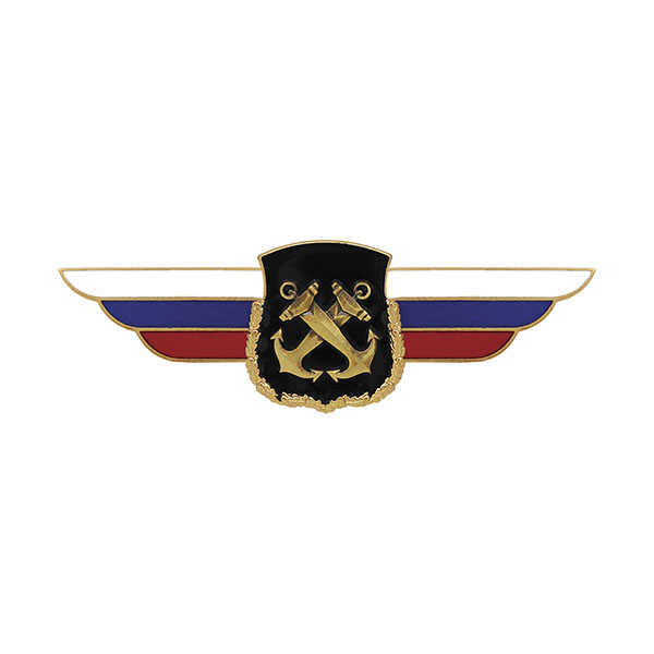 Значок мет. Должностной знак командира дивизии и ей равного соединения (ВМФ) (№61)