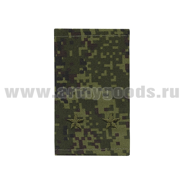 Ф/пог. "русская цифра" вышит. оливк. (лейтенант) на липучке (пластик)