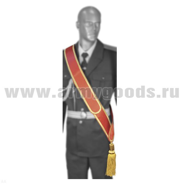 Перевязь для знаменосца красная (ассистент боковой) (СССР)