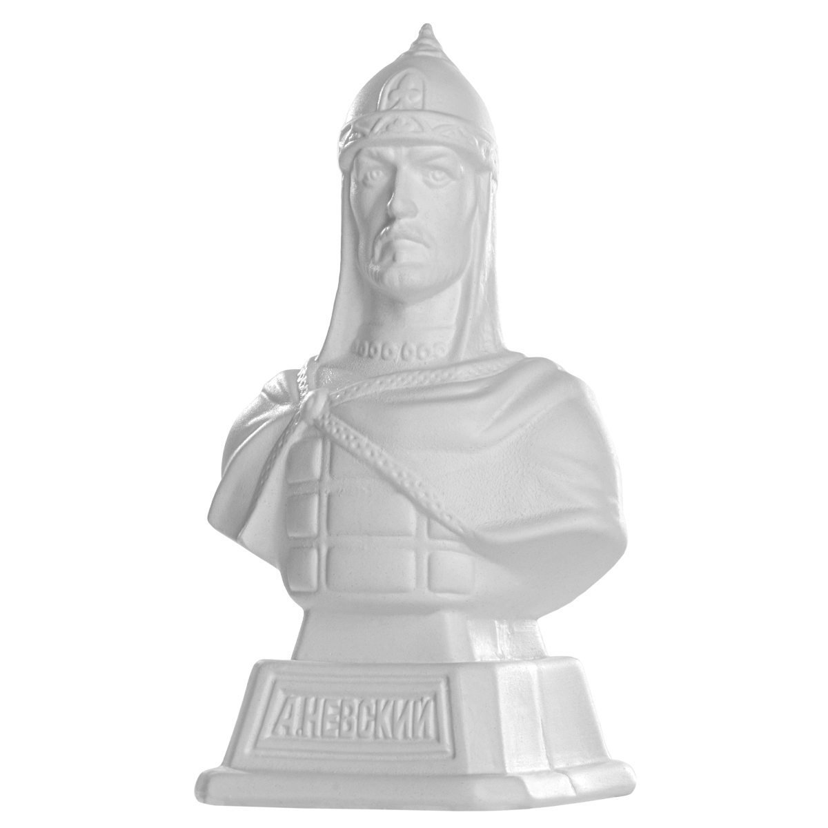 Бюст Невского А. (гипс, высота 18 см)