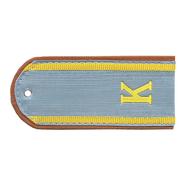 Погоны голуб. (оранж. кант) курсант. «К» (МЧС руб.) 11 см