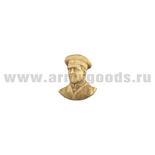 Значок мет. Жуков (бюст) мал., на пимсе