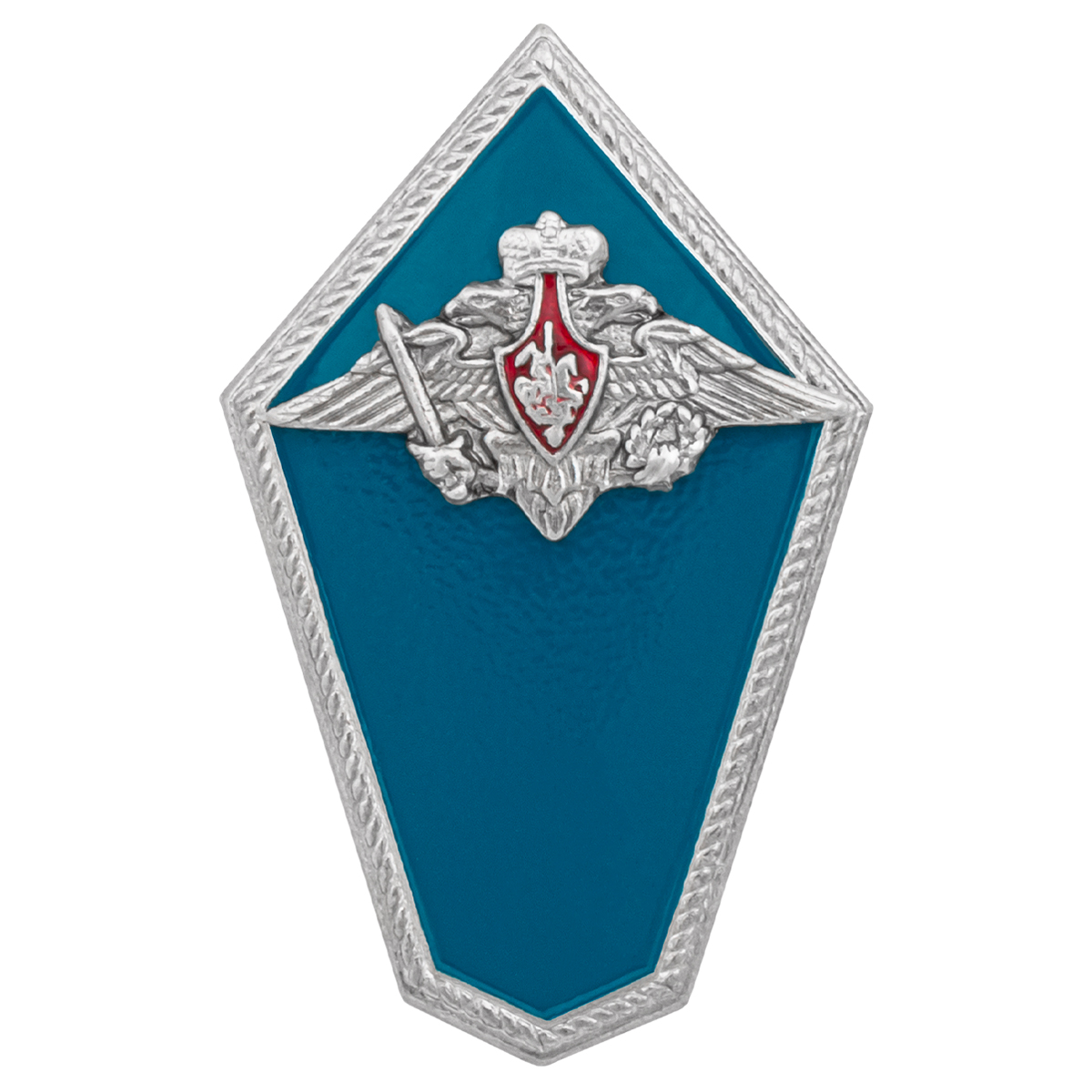 Значок мет. Гробик Среднее воен-уч зав. (ВДВ) обр. 2007 г. хол. Эм.