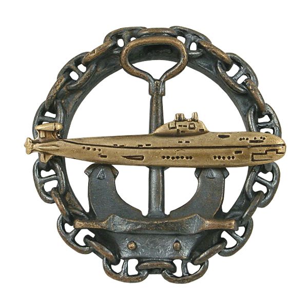 Значок мет. ПЛ на якоре, в цепи (К-480 "Барс")