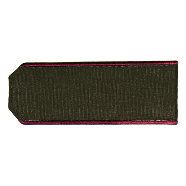 Погоны из кительной ткани темно-оливк. с вышит. крап. кантом на китель