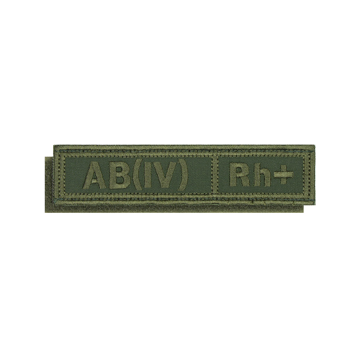 Нашивка на грудь вышит. Гр. кр. АВ (IV) положит. (оливковый фон, оливковая вышивка, тк."гретта") на липучке