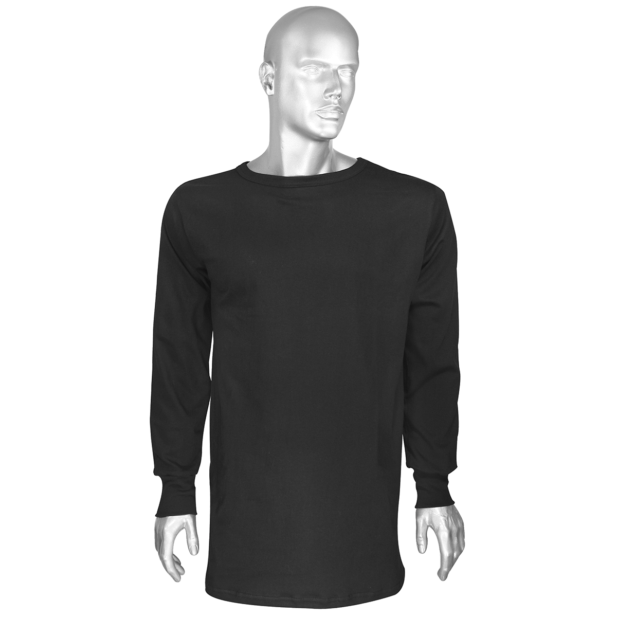 Фуфайка лет. х/б кулирка черн. р-ры с 62