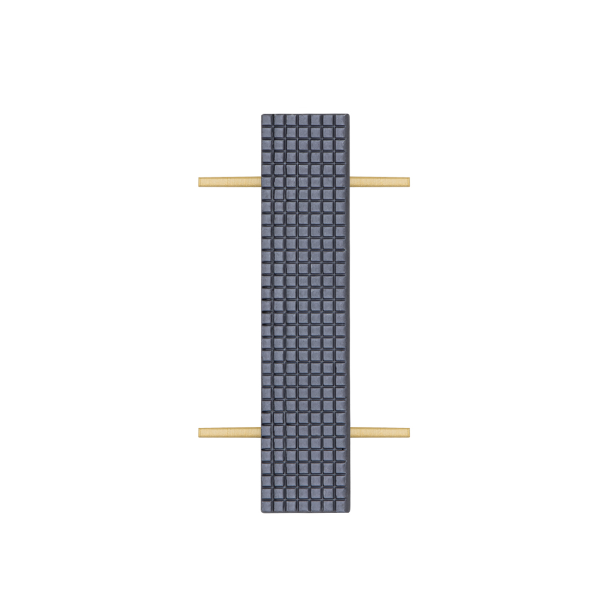 Лычка мет. ФСИН 10x45 мм цвет "графит" аналог черн.