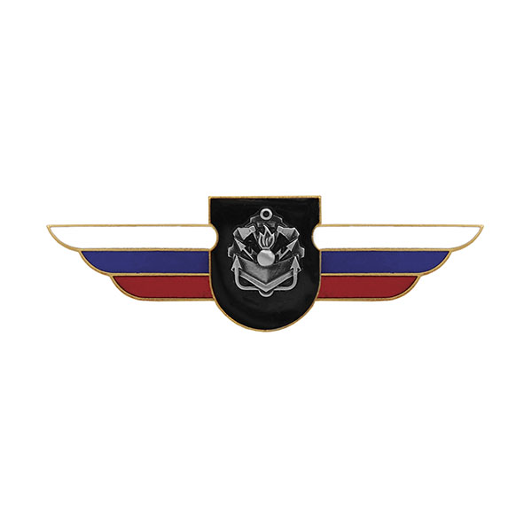 Значок мет. Должностной знак командира отд. батальона и ему равной воинской части (инженерные войска) (№111)
