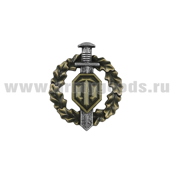Значок мет. World of Tanks (Воин)
