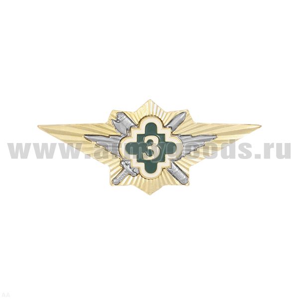 Значок мет. Классность ФСИН 3 класс