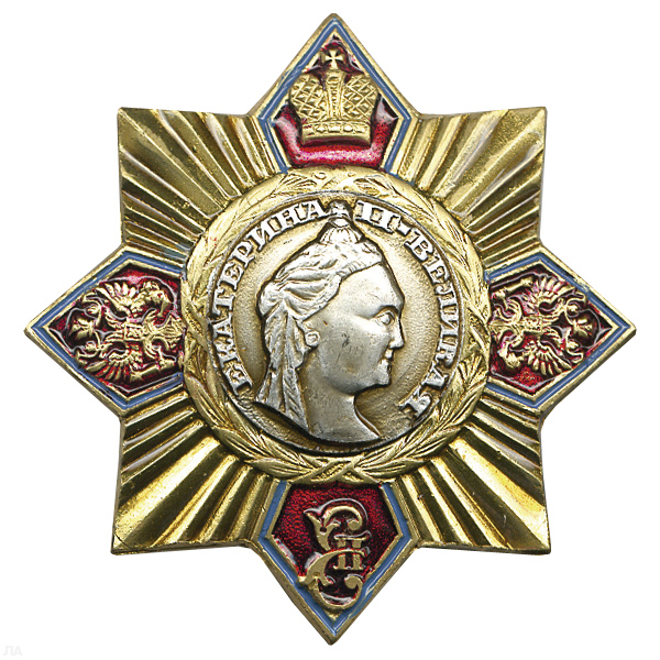 Значок мет. Орден Екатерины II