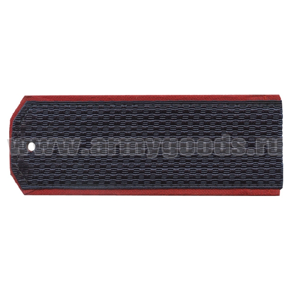 Погоны синие (красн. кант) чистые (Следственный комитет) (ширина синего галуна - 45 мм, общая ширина - 50 мм)