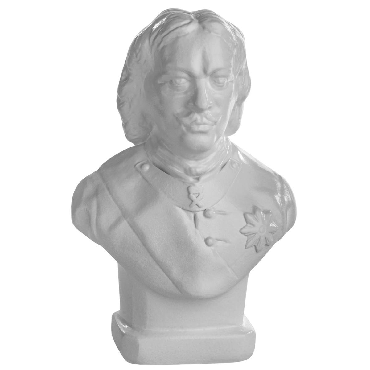 Бюст Петра I (гипс, высота 18 см) 