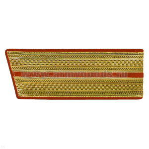 Погоны парадные зол. мет. со скосом красн 1 пр. СССР ширина 6 см