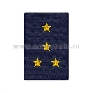 Ф/пог. Полиция темно-синие (ткань Rip-Stop) вышит. (капитан)