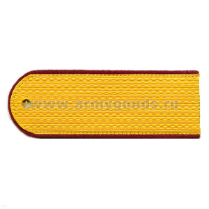 Погоны парад. зол. шелк. крап. кант (ФСИН)