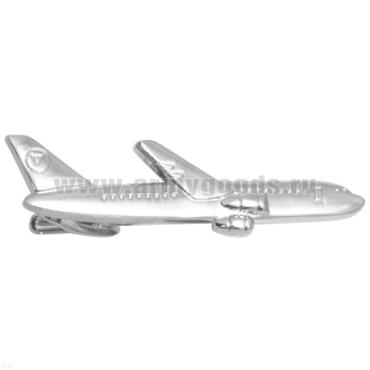 Зажим для галстука мет. Самолет (гражданская авиация)