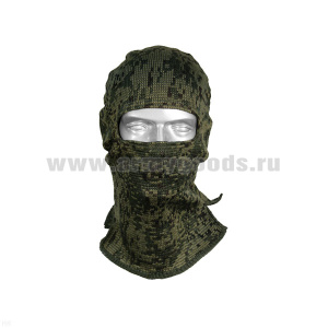 Маска вязаная п/ш (прорезь для глаз, без рта) "русская цифра"