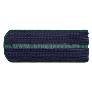 Погоны иссиня-черн. (зел. кант) 1 зел. пр. (ПС ФСБ кит.)