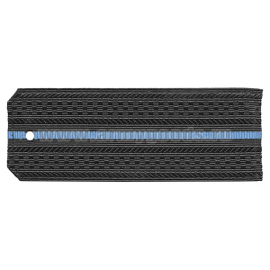 Погоны черн. 1 голуб. пр. (на пластике)