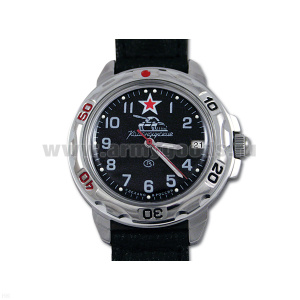 Часы наручные механич. "Командирские" (без автоподзавода) Дизайн циферблата может несколько отличаться от представленного на фото