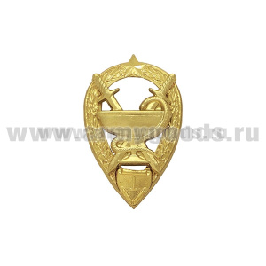 Значок мет. Военный медик (уровень 1) квалификационный знак МО РФ
