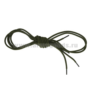 Шнурки для обуви 1,8 м оливковые