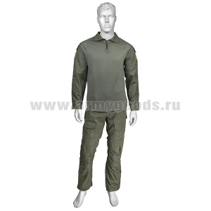 Костюм Тактический Оливковый (возможны небольшие конструктивные отличия и отличия в материале)