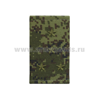 Ф/пог. "русская цифра" вышит. оливк. (капитан) на липучке (пластик)