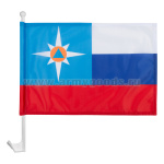 Флажок на автомобильном флагштоке МЧС (представительск.)