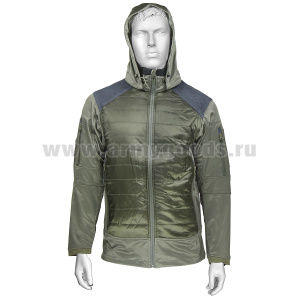 Кртк тактическая (мод. №3) оливковая с капюшоном (на молнии) цвет вставок по наличию на складе