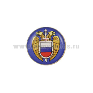 Значок мет. Орел ФСО (мал., круглый, смола, на пимсе)
