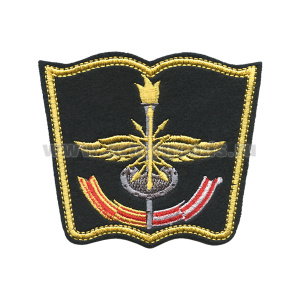 Шеврон вышит. ВАС нов/обр (книжка) черный фон