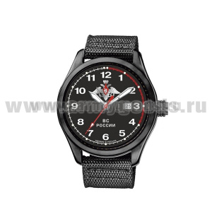 Часы наручные кварцевые "Спецназ" (серия "Атака") ВС России (цвета циферблата и ремешка в ассортименте)