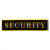 Нашивка на спину вышит. Security