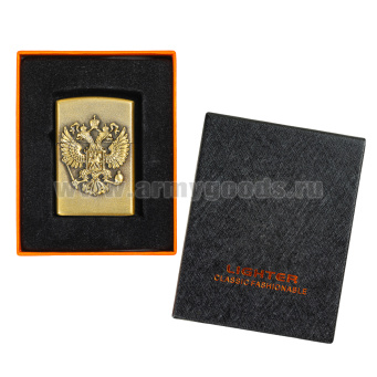 Зажигалка газовая кремниевая (в подарочной коробке) Орел РФ