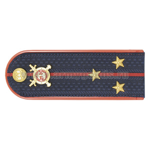Погоны Полиции (ОВД) на китель, укомплектованные мет. фурнитурой (ст. лейтенант) пластик