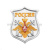 Шеврон вышит. на парад Россия ВМФ (белый фон)