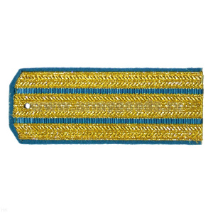 Погоны парад. зол. мет. 2 голуб. пр.