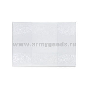 Обложка матовая с орнаментом под паспорт