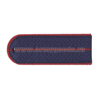 Погоны темно-синие (красн. кант) 1 красн. пр. Полиция (ОВД)