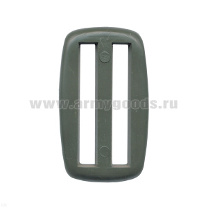 Пряжка на плащ пласт. оливковая