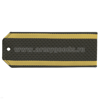 Погоны оливк. курсант. без «К» кант желтый