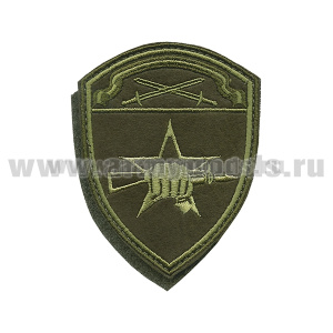 Шеврон вышит. Росгвардия Северо-Западный ВО (Спецназ) полевой на липучке
