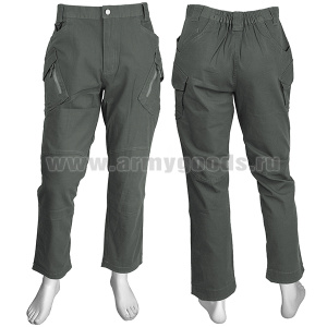 Брюки тактические Стрейч (97% хлопок, 3% спандекс) оливковые