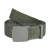 Ремень брючный тесьма (ширина 37 мм) с пластиковой пряжкой-зажимом оливковый