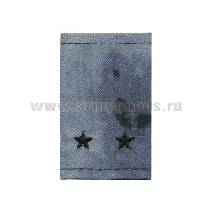 Ф/пог. Росгвардия ОМОН (расцв. "Мох-2") вышит. черн. (лейтенант)