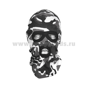 Маска х/б (отверстия для глаз и рта) "арктика" (интерлок)